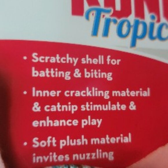 Kong Tropics Cat Kitten Toy Turtle and Crab w/Catnip ea... New! - Picture 3 of 5